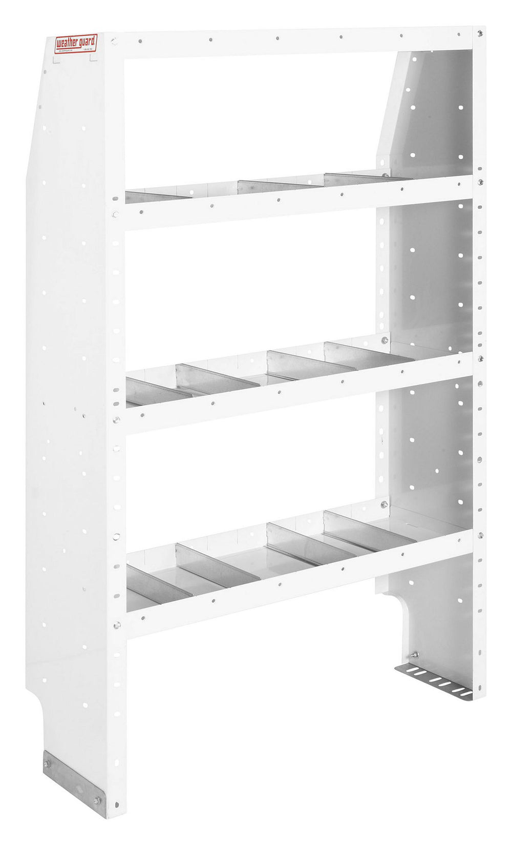 Weather Guard Adjustable 4-Shelf Van Shelving Unit, 60 x 36 x 13.5 in (9373-3-03)