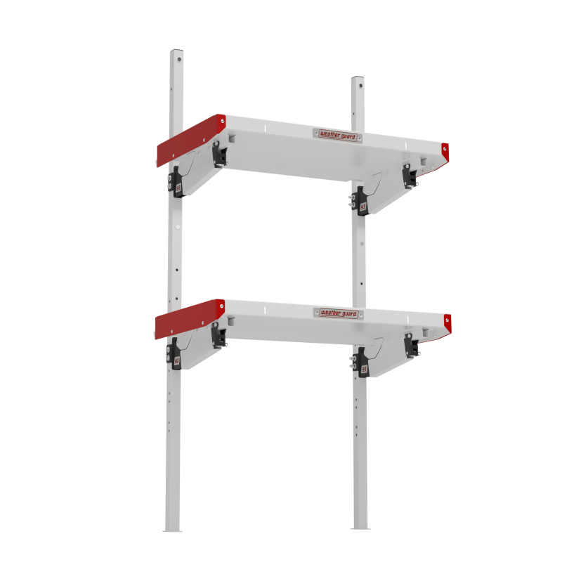 Weather Guard 9536-3-01 Aluminum Folding Van Shelf Unit, 36 in