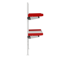 Weather Guard 9536-3-01 Aluminum Folding Van Shelf Unit, 36 in