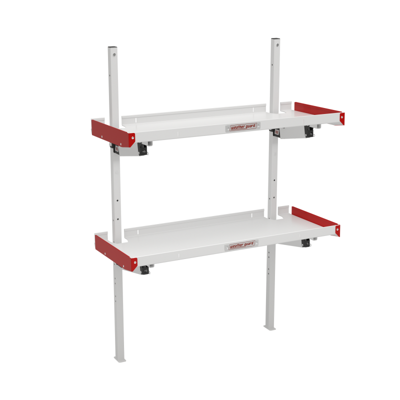 Weather Guard Aluminum Folding Van Shelf Unit, 48 in (9548-3-01)