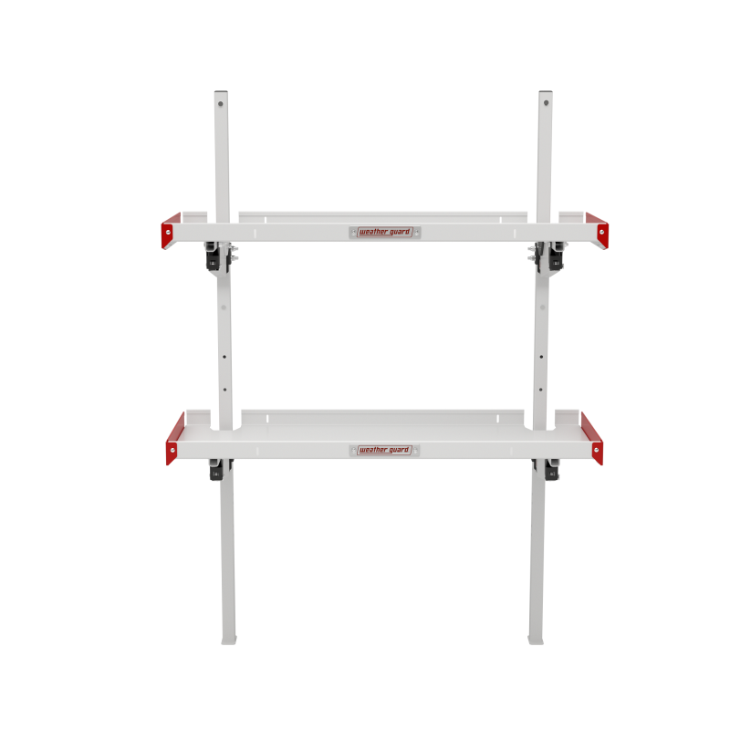 Weather Guard 9548-3-01 Aluminum Folding Van Shelf Unit, 48 in