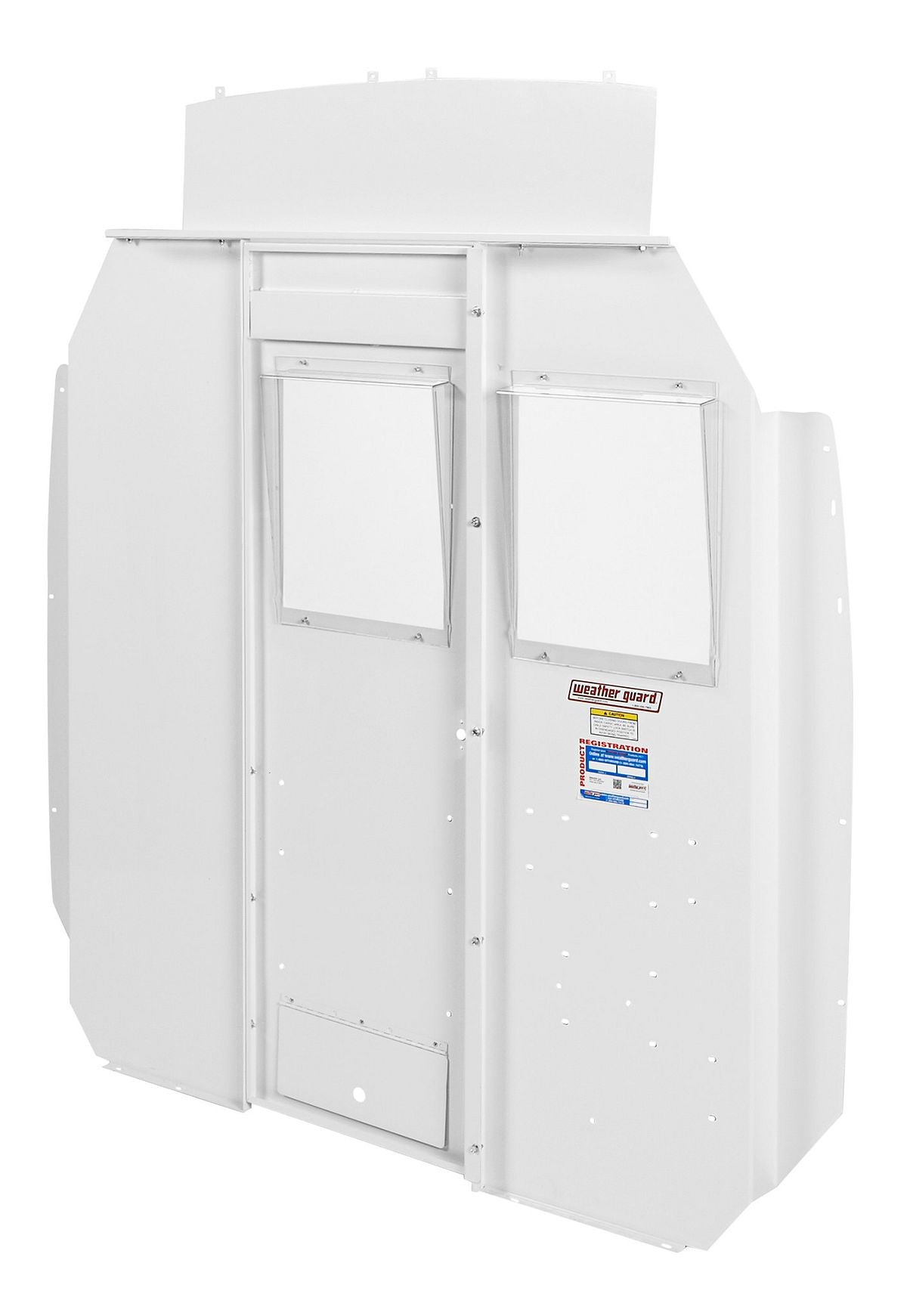 Weather Guard Steel Bulkhead with Window for Ford Transit High-Roof Vans, Deep Offset (96321-3-01D)