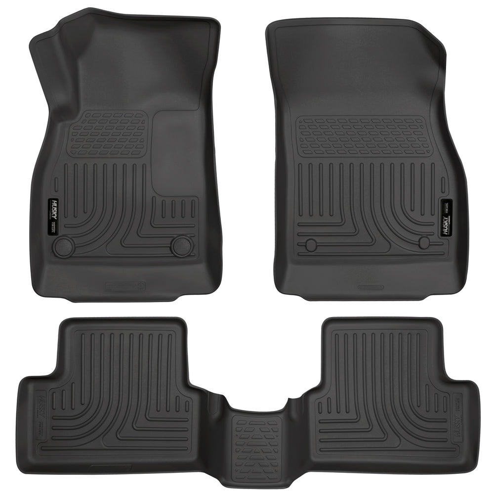 Husky Liners Weatherbeater - Front & 2nd Seat Floor Liners - 2011-2017 Buick Regal - Part 98151