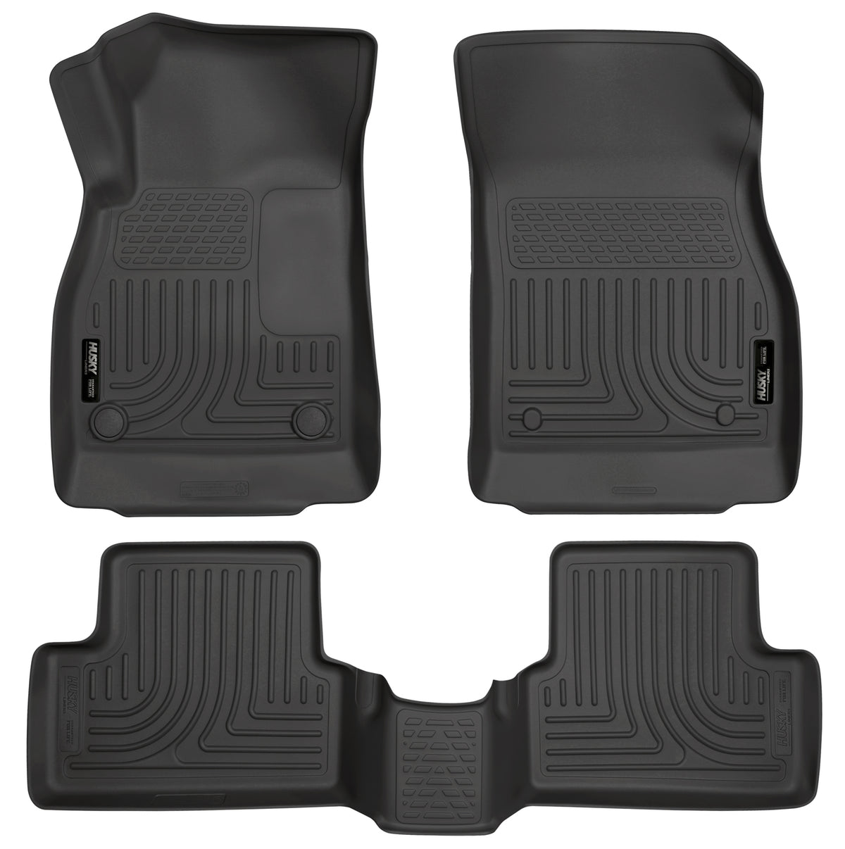 Husky Liners Weatherbeater - Front & 2nd Seat Floor Liners - 2011-2017 Buick Regal - Part 98151