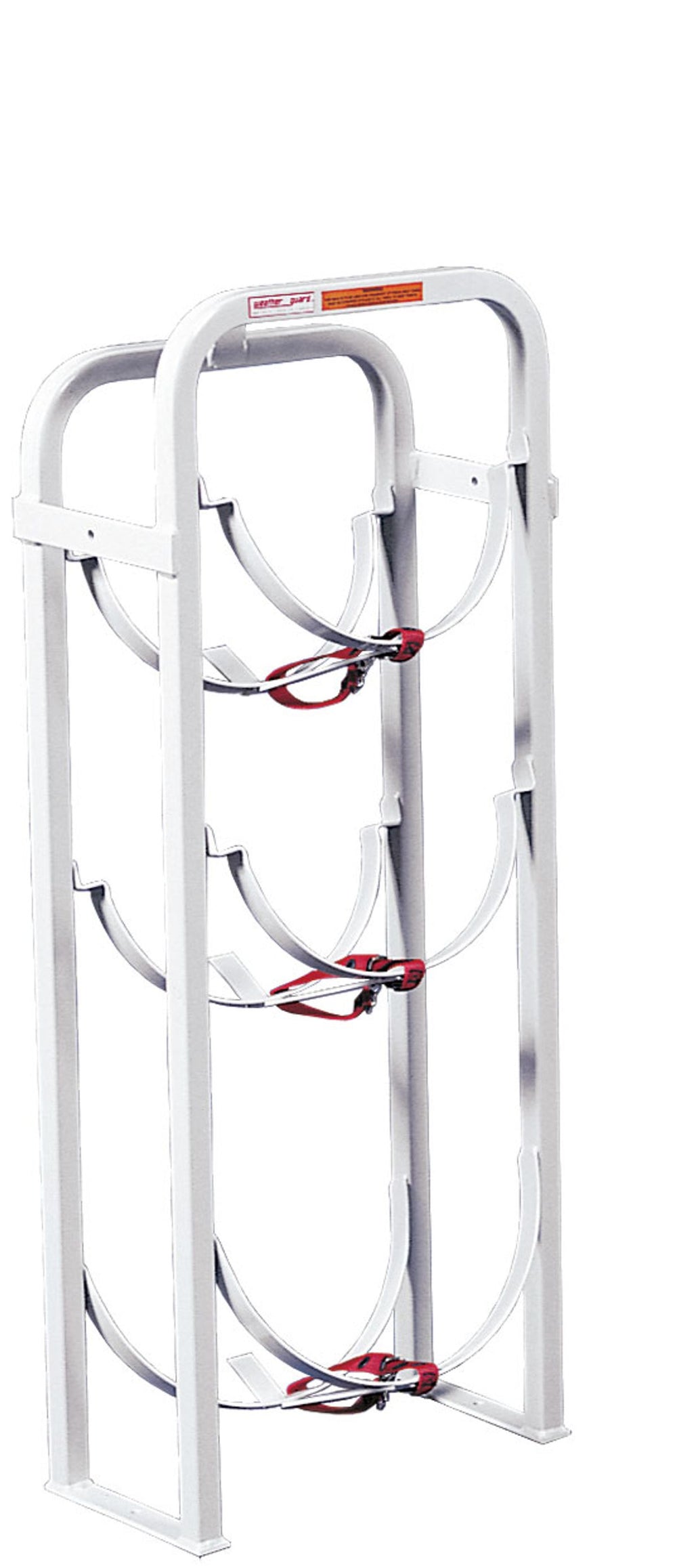 Weather Guard Refrigerant Tank Rack for Vans, Holds Two 30 lb or One 50 lb Tank (9863-3-01)
