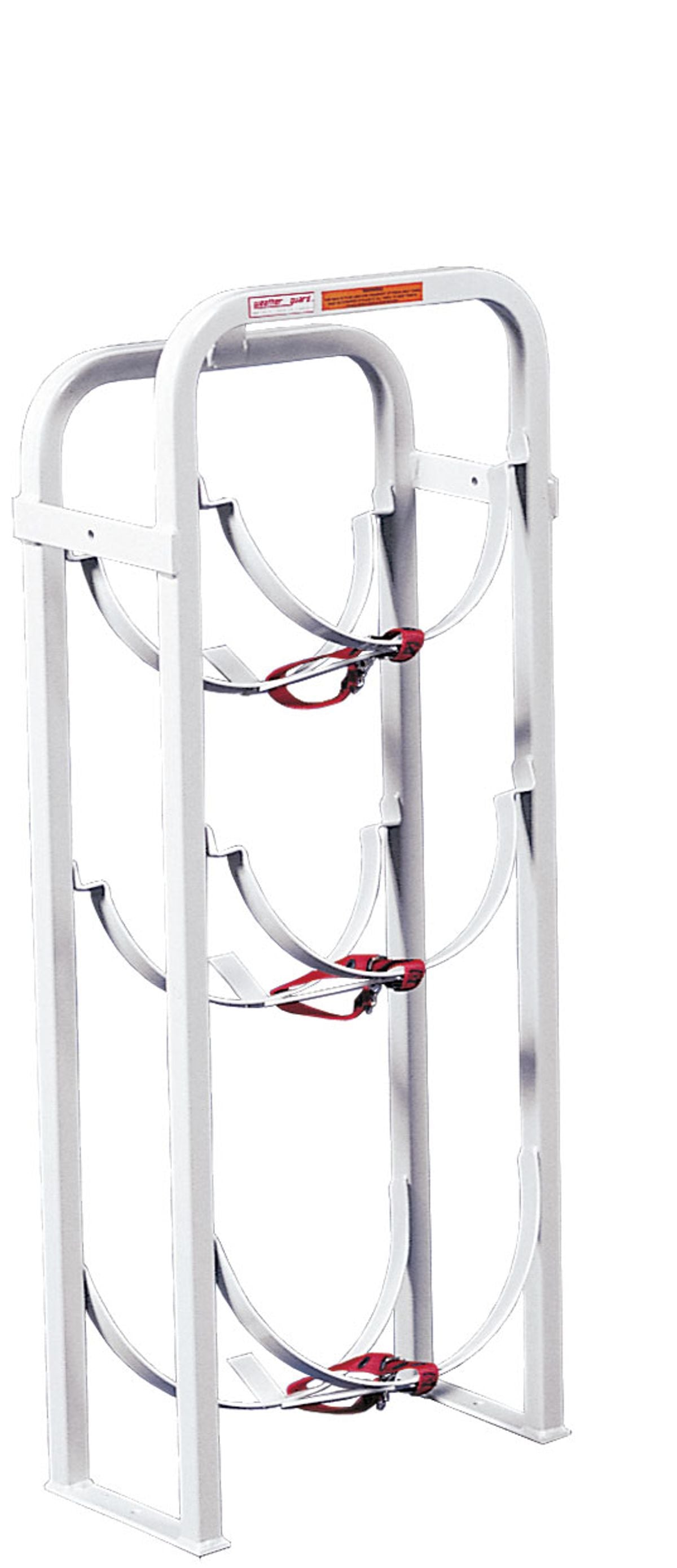 Weather Guard Refrigerant Tank Rack for Vans, Holds Two 30 lb or One 50 lb Tank (9863-3-01)