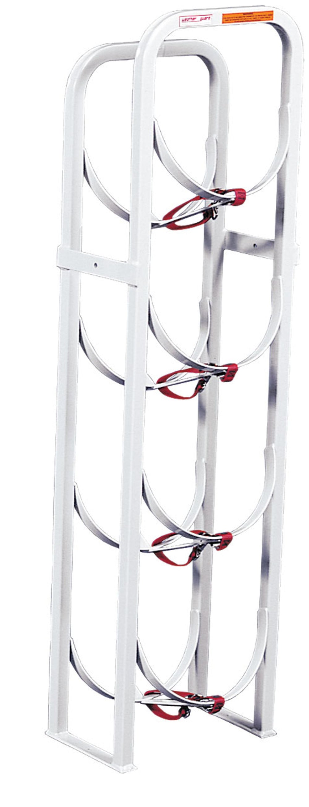 Weather Guard Refrigerant Tank Rack for Vans, Holds Four 30 lb Tanks (9864-3-01)
