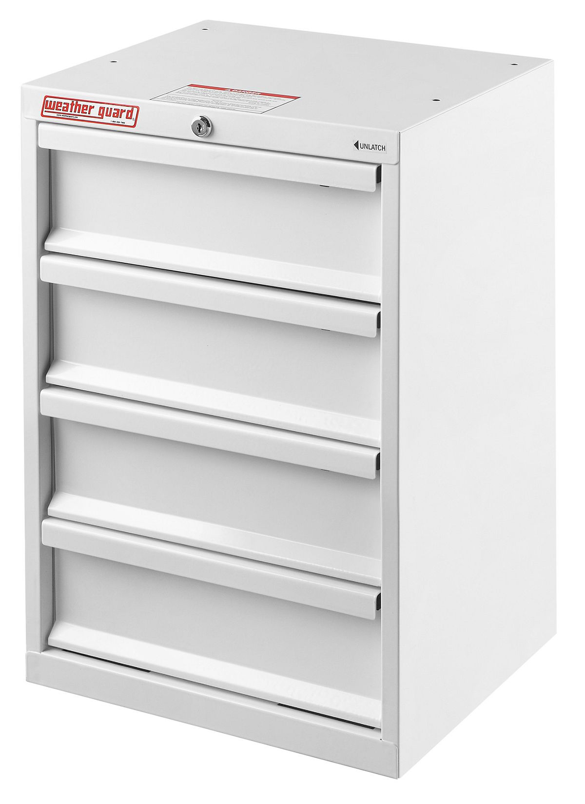 Weather Guard 4-Drawer Van Storage Cabinet, 24 x 16 x 14 in (9924-3-02)