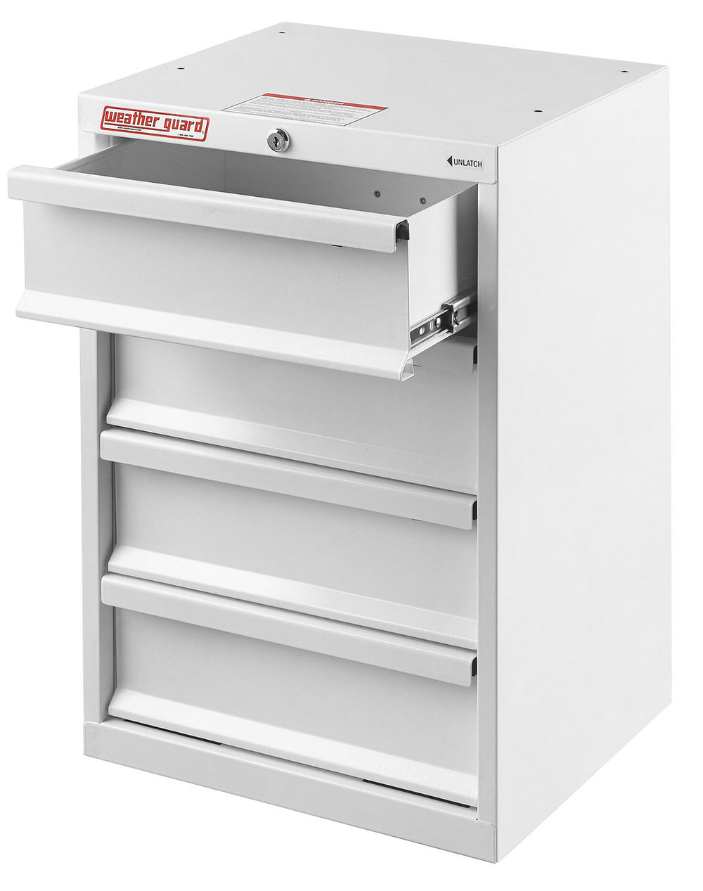 Weather Guard 9924-3-02 4-Drawer Van Storage Cabinet, 24x16x14 in