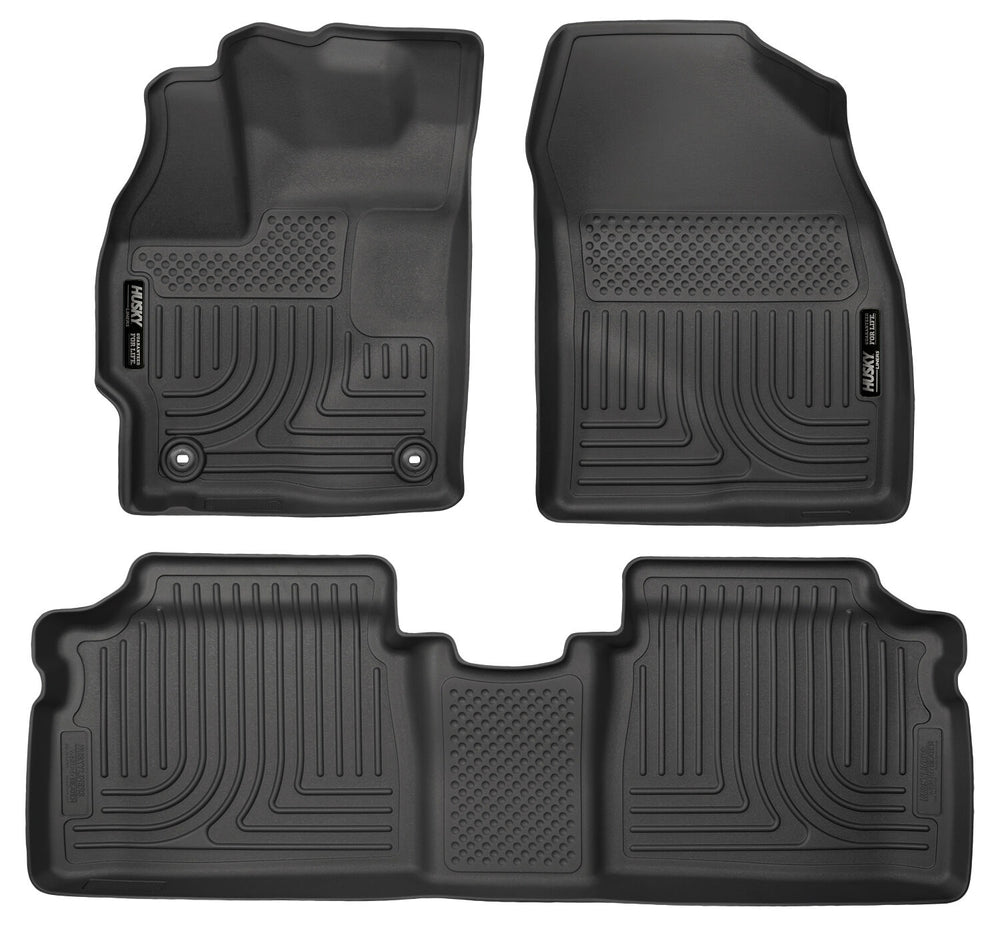 Husky Liners Weatherbeater - Front & 2nd Seat Floor Liners - 2015 Toyota Prius - Part 99511