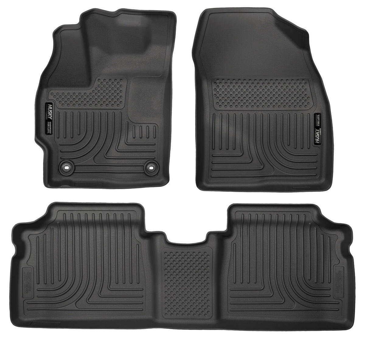 Husky Liners Weatherbeater - Front & 2nd Seat Floor Liners - 2015 Toyota Prius - Part 99511