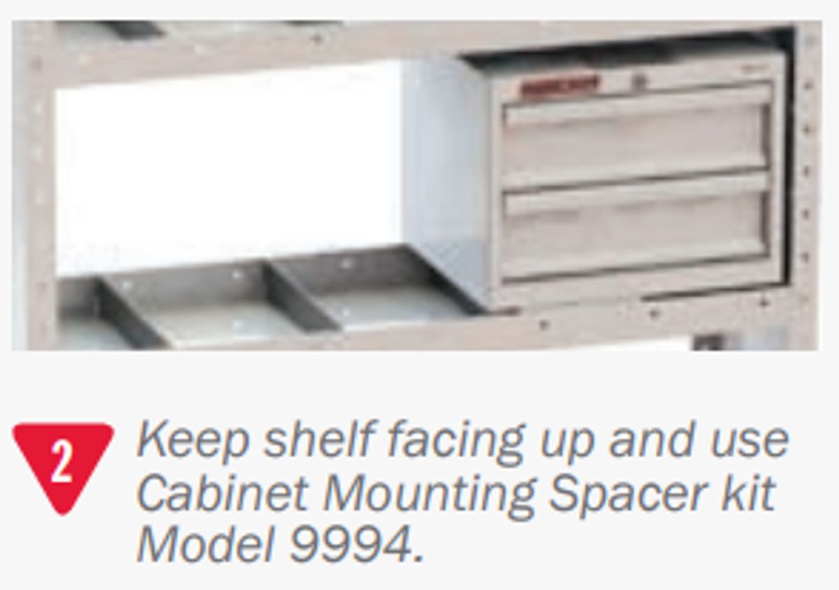 Weather Guard 9994 Shelf Cabinet Mounting Kit