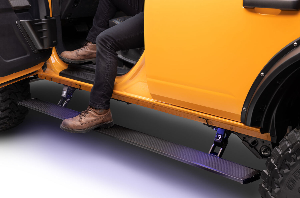 RealTruck AMP Research PowerStep Xtreme Running Board - 21-26 Ford Bronco