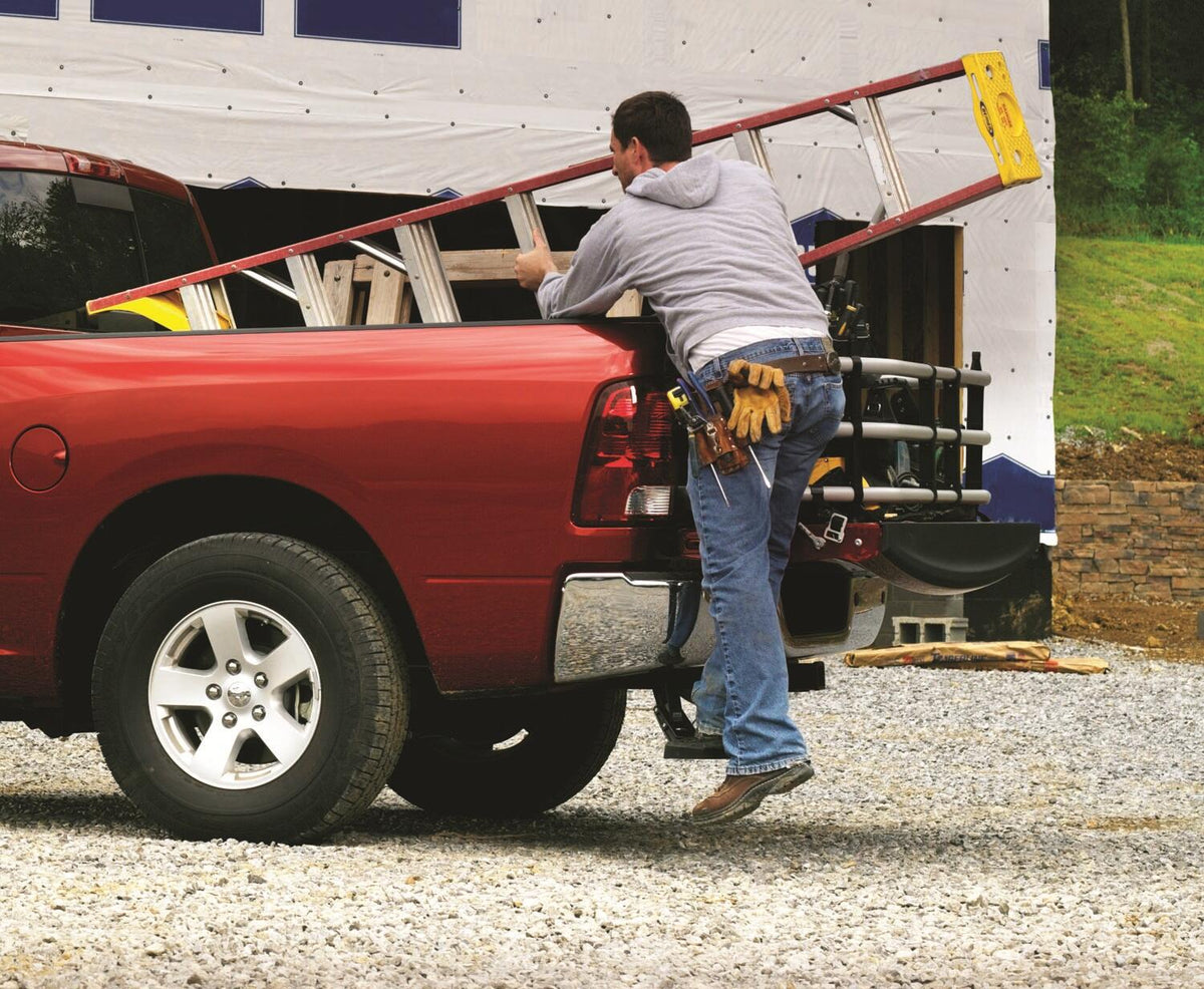 RealTruck AMP Research Bedstep Flp Dwn Bmpr Stp 09-18 Ram 1500, 19-24 Ram Classic, 10-18 2500/3500