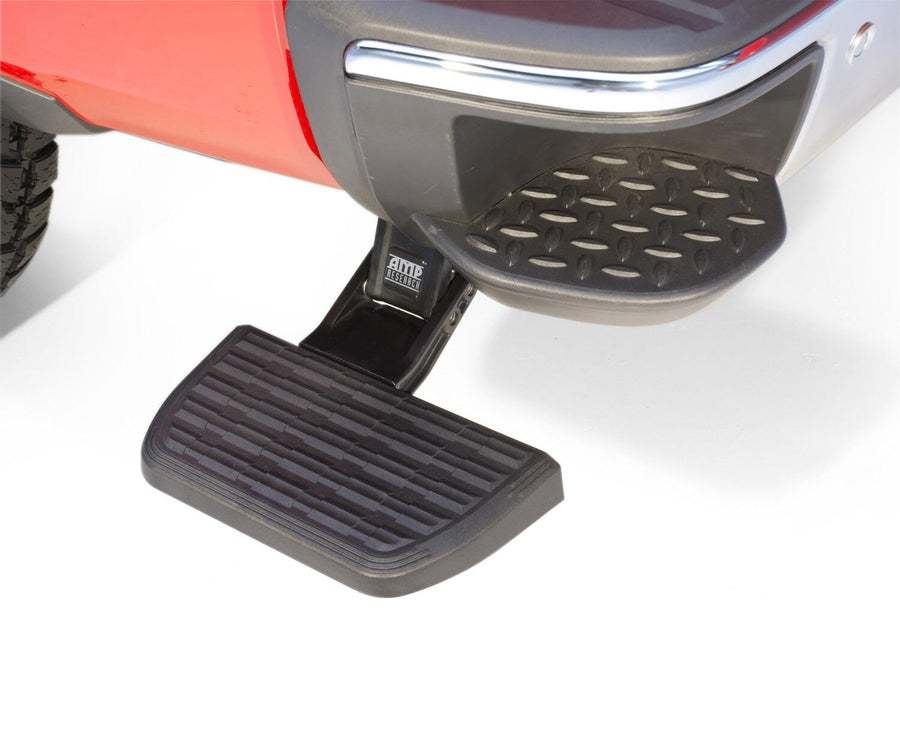 RealTruck AMP Research Bedstep Flp Dwn Bmpr Stp 14-18 Slv/Sra 1500, Incl 19 Limited/LD
