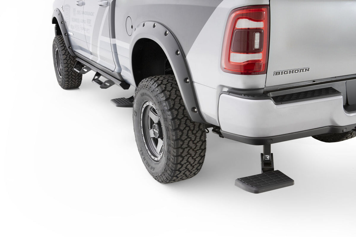 RealTruck AMP Research Bedstep Flip Down Bumper Step 19-24 Ram 1500