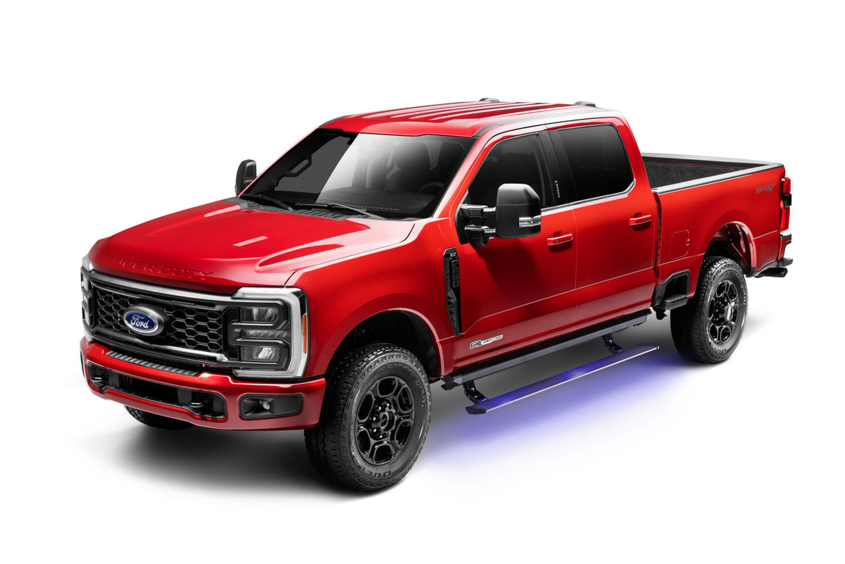 RealTruck AMP Research PowerStep XL 3" Atl Drop;22-26 F-250/F-350/F-450 Crew Cab; 22 only w/Sync 4