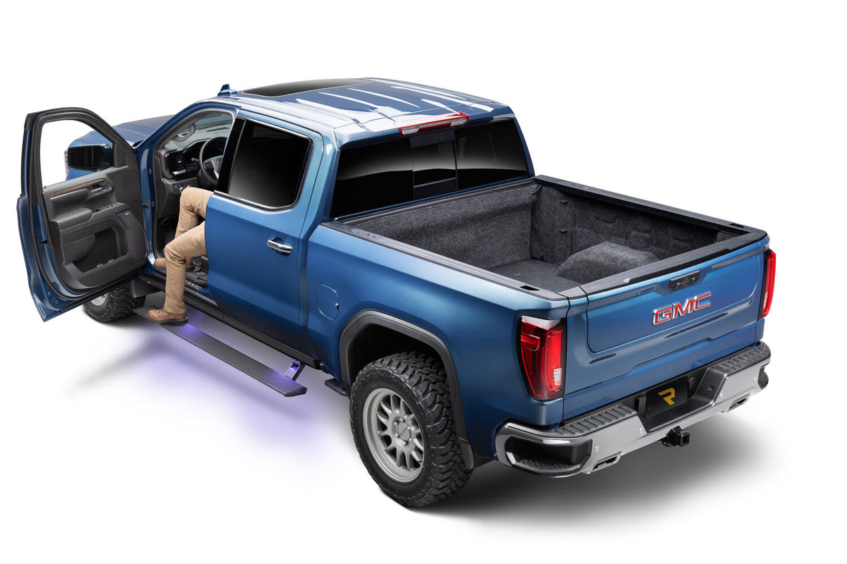 RealTruck AMP Research PowerStep Xtreme Rng Brd - 22-25 Silv/Sra, Dble/Crw Cb