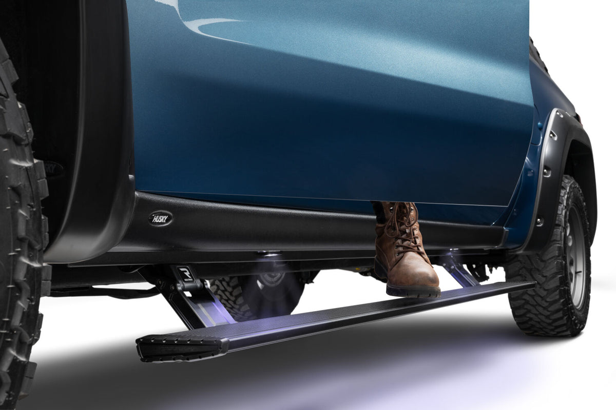 RealTruck AMP Research PowerStep Xtreme Rng Brd - 22-25 Silv/Sra, Dble/Crw Cb