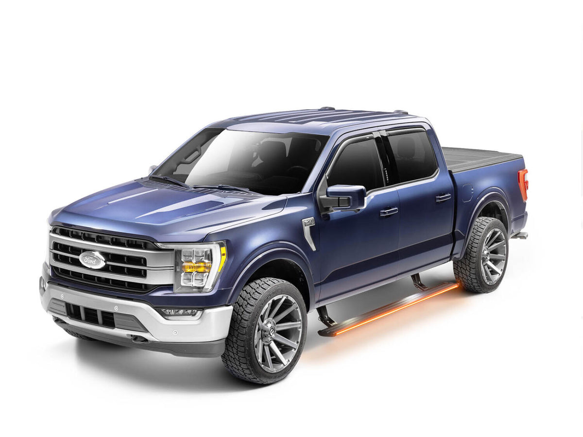 RealTruck AMP Research Powerstep Vision 2021-2026 Ford F-150 Crew Cab
