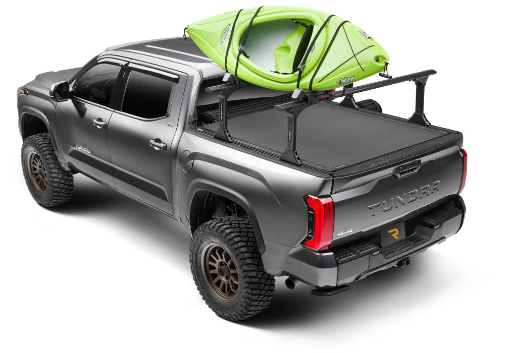 RealTruck BAK Revolver X4 TS Hard Roll-Up Tonneau Cover with T-Slot Rails - 2014-2021 Tundra - 6'6.7" Bed