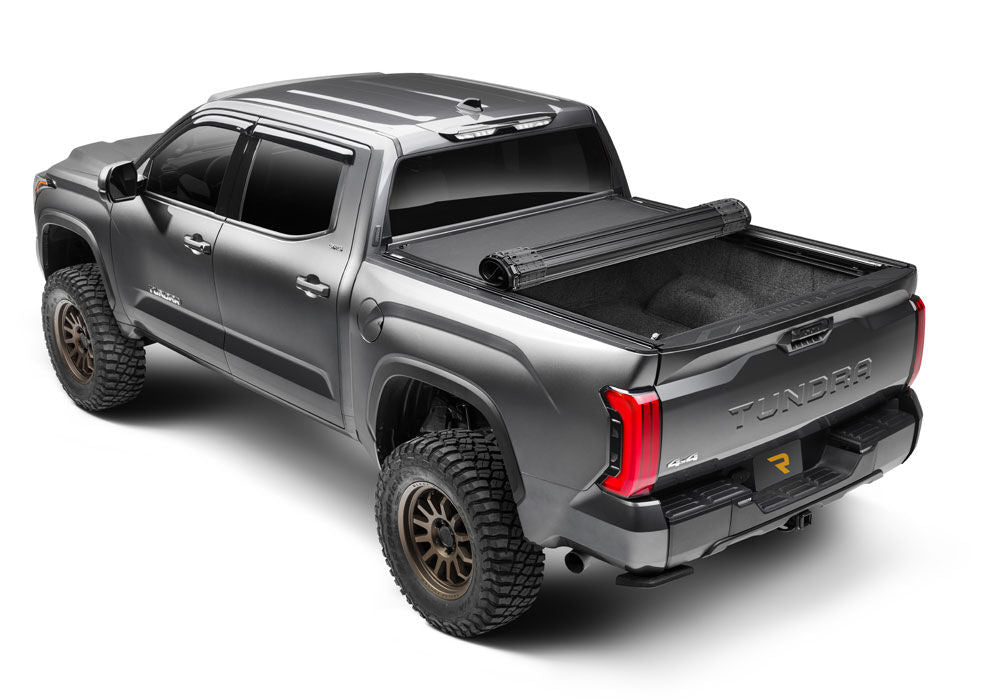 RealTruck BAK Revolver X4 TS Hard Roll-Up Tonneau Cover with T-Slot Rails - 2014-2021 Tundra - 6'6.7" Bed