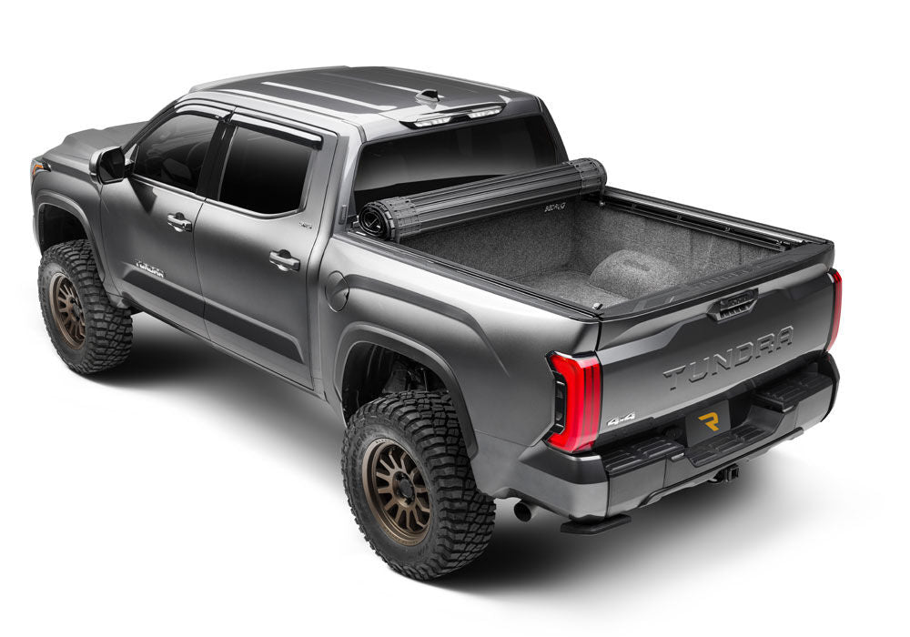 RealTruck BAK Revolver X4 TS Hard Roll-Up Tonneau Cover with T-Slot Rails - 2022-2026 Tundra - 5'6.7" Bed