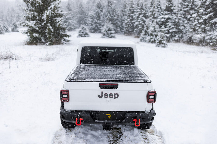 RealTruck BAK Revolver X4s Hard Roll-Up Tonneau Cover - 2020-2027 Gladiator - 5'0.3" Bed