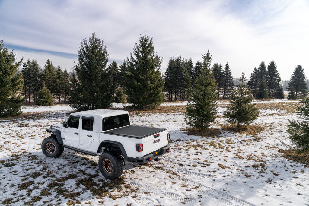 RealTruck BAK Revolver X4s Hard Roll-Up Tonneau Cover - 2020-2027 Gladiator - 5'0.3" Bed