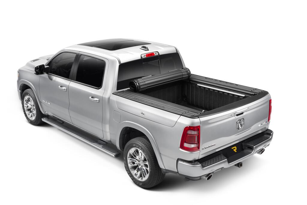 RealTruck BAK Revolver X4s Hard Roll-Up Tonneau Cover - 2014-2024 1500 / 1500 Classic / 2500 - 6'4.3" Bed