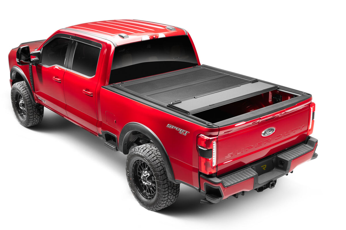 RealTruck BAKFlip MX4 TS (GEN 3) Hard Folding Tonneau Cover with T-Slot Rails - 2019-2027 1500 - 6'4.3" Bed