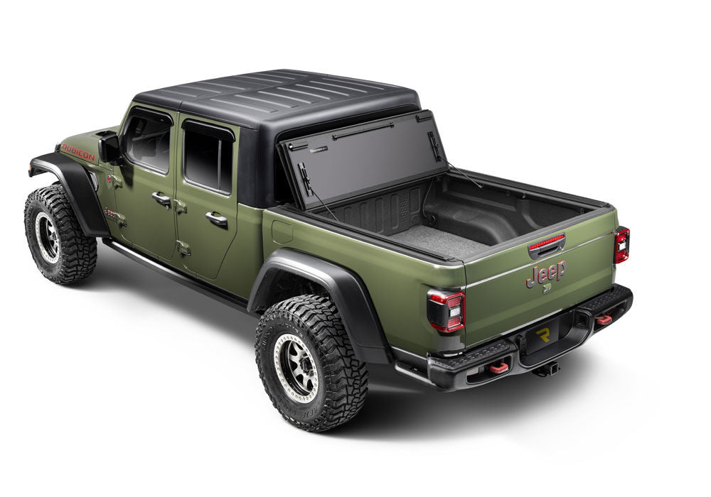 RealTruck BAKFlip MX4 TS (GEN 3) Hard Folding Tonneau Cover with T-Slot Rails - 2019-2023 Ranger - 5'1" Bed