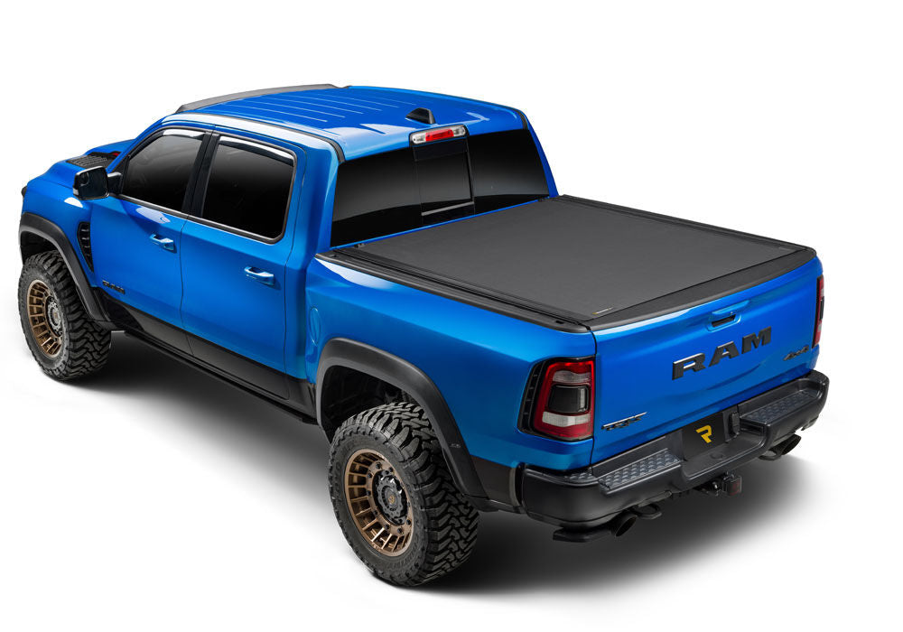 RealTruck BAK Revolver X4 TS Hard Roll-Up Tonneau Cover with T-Slot Rails - 2020-2027 Sierra 2500 HD / Sierra 3500 HD / Silverado 2500 HD - 6'10.2" Bed