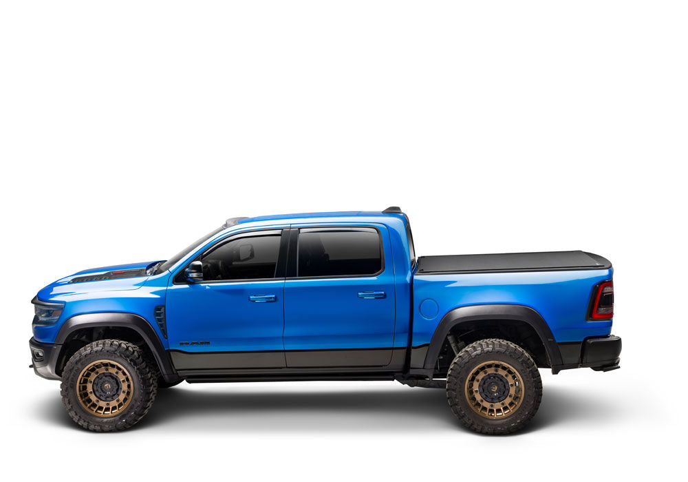 RealTruck BAK Revolver X4 TS Hard Roll-Up Tonneau Cover with T-Slot Rails - 2020-2027 Sierra 2500 HD / Sierra 3500 HD / Silverado 2500 HD - 8'2.2" Bed