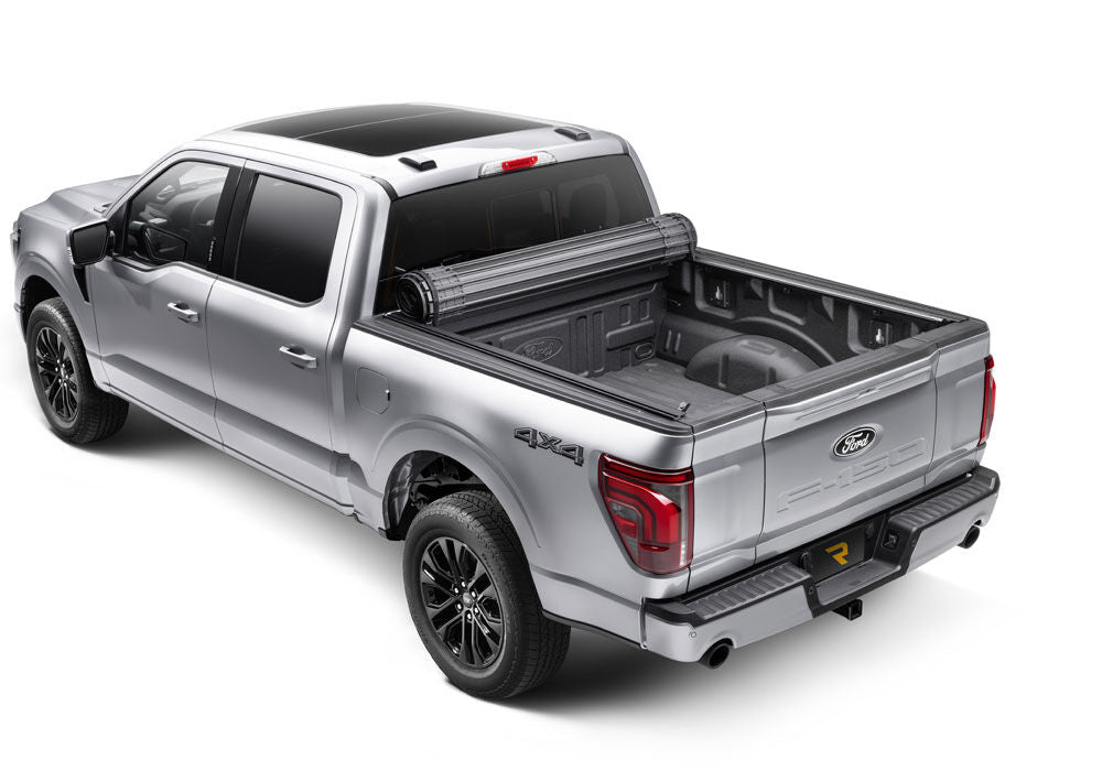 RealTruck BAK Revolver X4 TS Hard Roll-Up Tonneau Cover with T-Slot Rails - 2015-2020 F-150 - 8'1.6" Bed