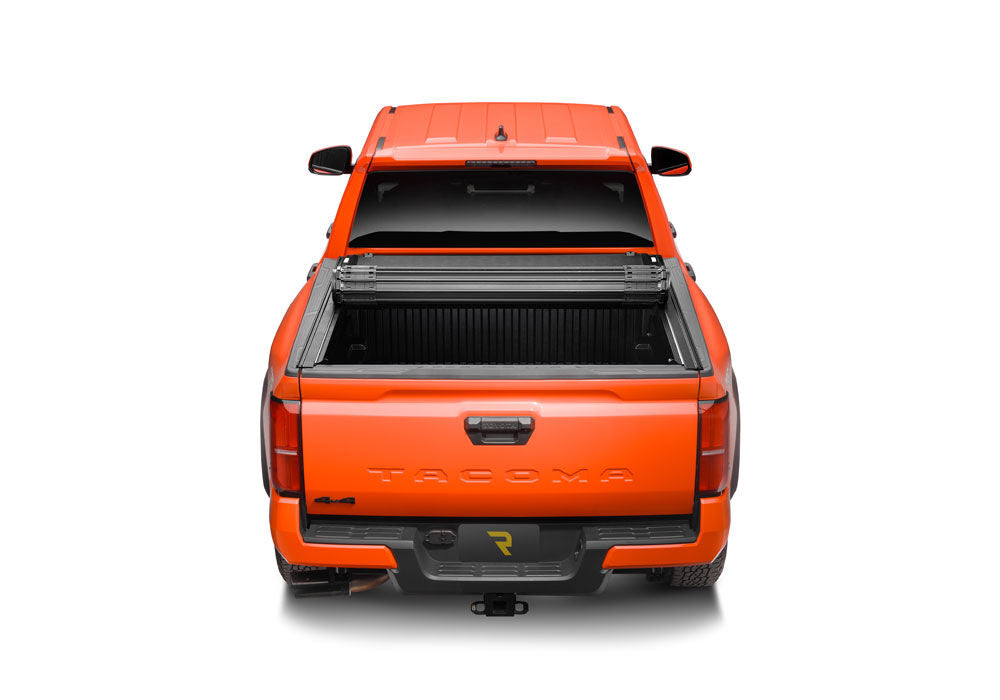RealTruck BAK Revolver X4 TS Hard Roll-Up Tonneau Cover with T-Slot Rails - 2016-2023 Tacoma - 6'1.7" Bed