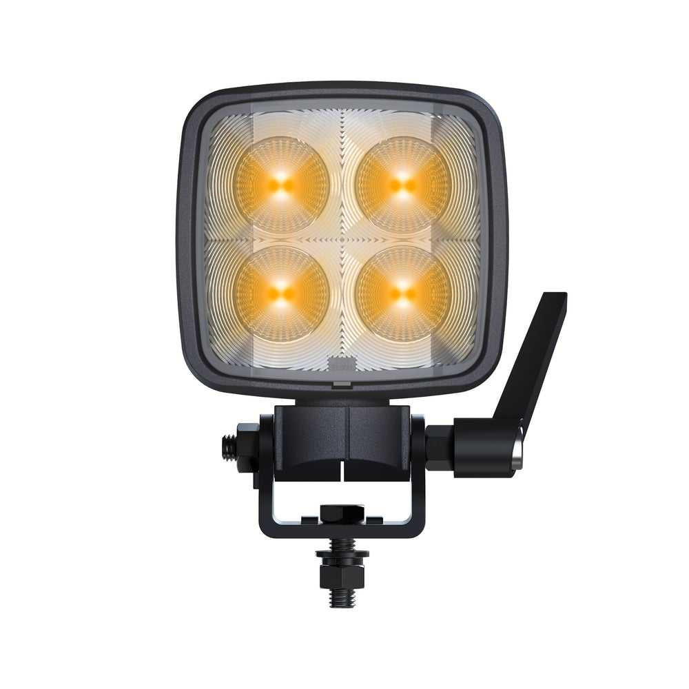 ARC Lighting Work Pod Task Max, LED Work Light w/ 360° Pivot, White/Amber, Pedestal Mount - Part BB45082