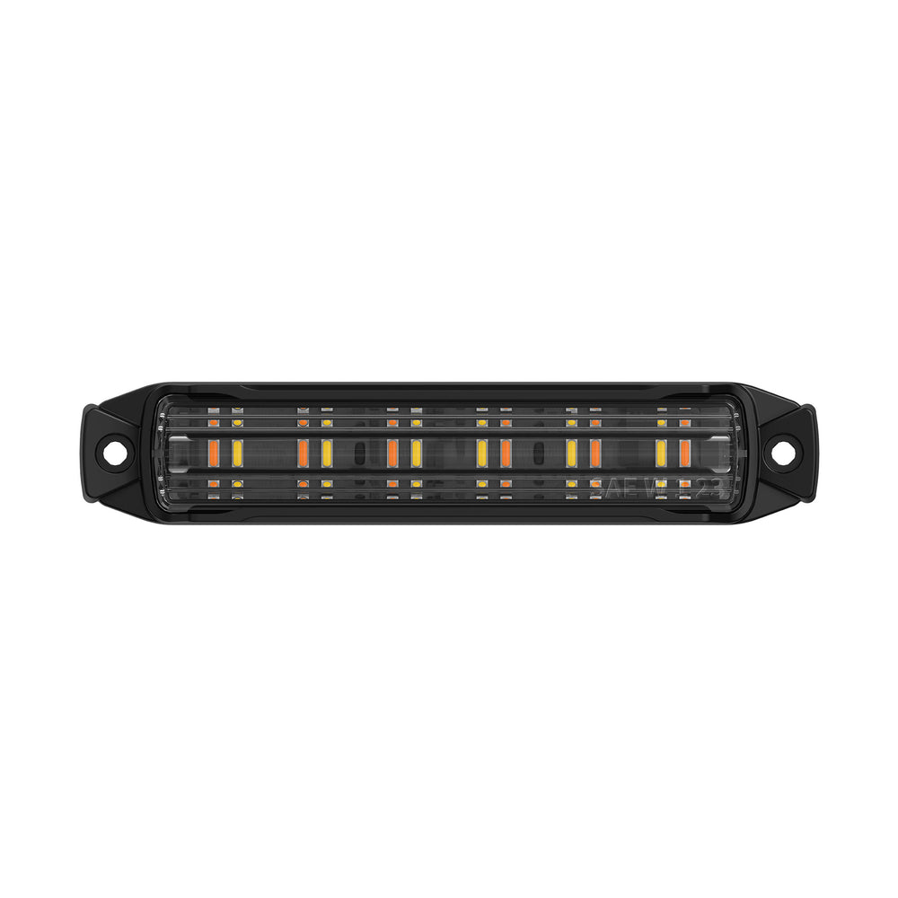 ARC Lighting Work Bar Strobe 4, 4" LED Perimeter Strobe, Amber/White, SAE Certified - Part BB6010B