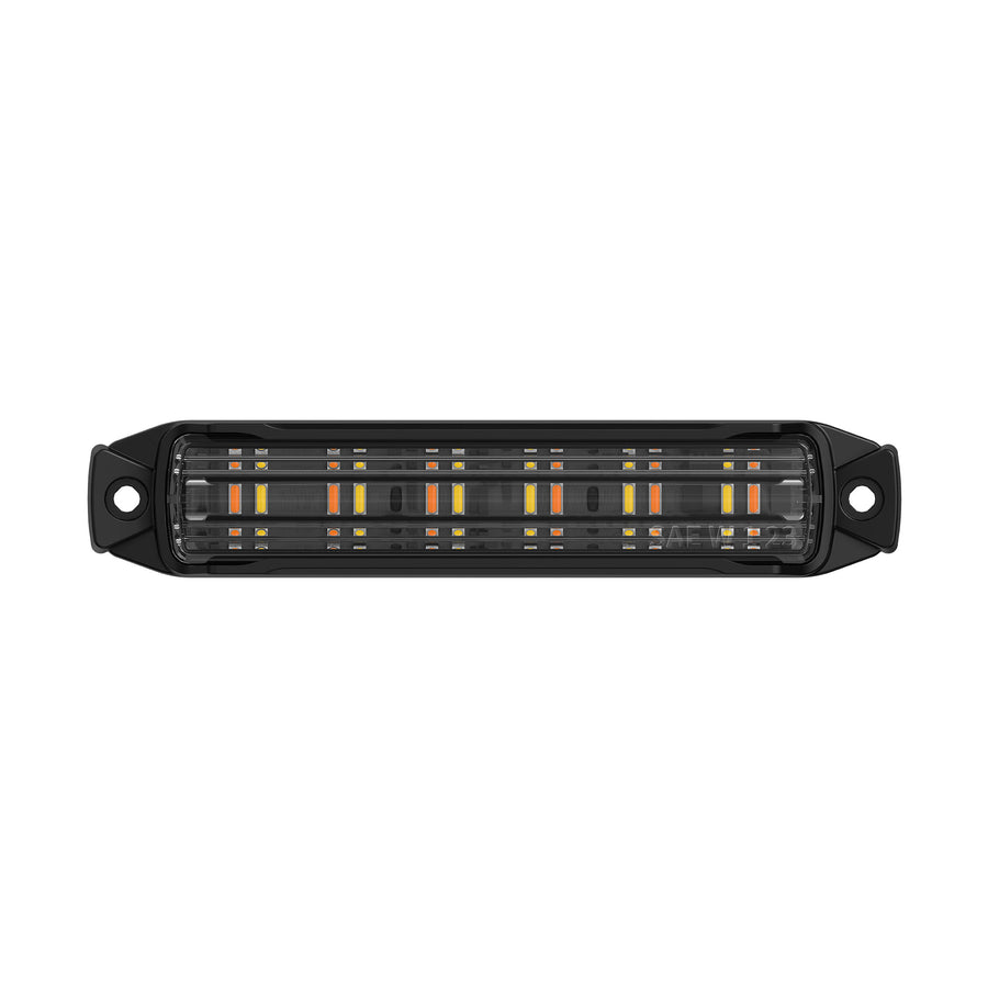 ARC Lighting Work Bar Strobe 4, 4" LED Perimeter Strobe, Amber/White, SAE Certified - Part BB6010B