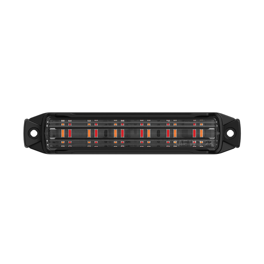 ARC Lighting Work Bar Strobe 4, 4" LED Perimeter Strobe, Amber/Red, SAE Certified - Part BB6010E