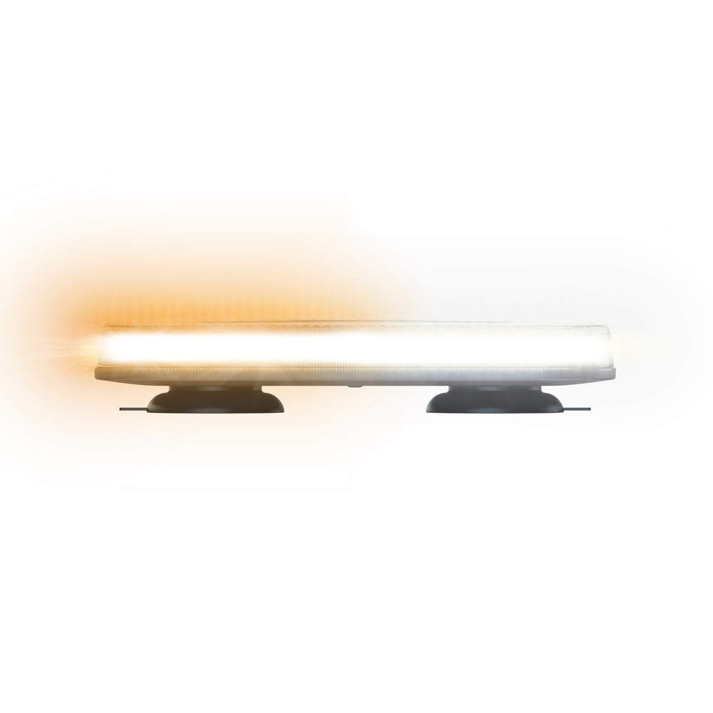 ARC Lighting Work Bar Strobe 15, LED Mini Bar, Amber/White, SAE Certified - Part BB6011B