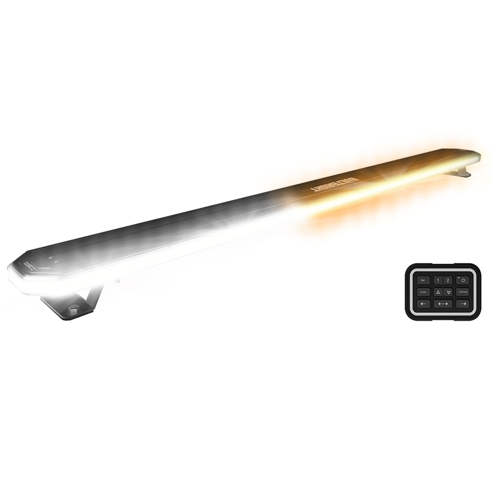 ARC Lighting Work Bar Strobe 51, 51" LED Strobe Light Bar, Amber/White, SAE Certified - Part BB6105B