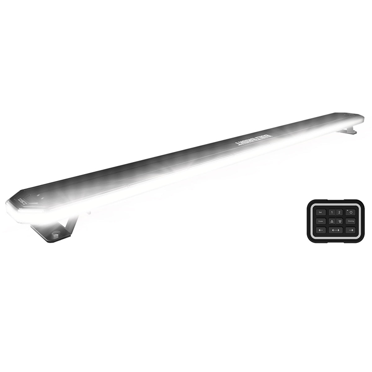ARC Lighting Work Bar Strobe 51, 51" LED Strobe Light Bar, Amber/White, SAE Certified - Part BB6105B