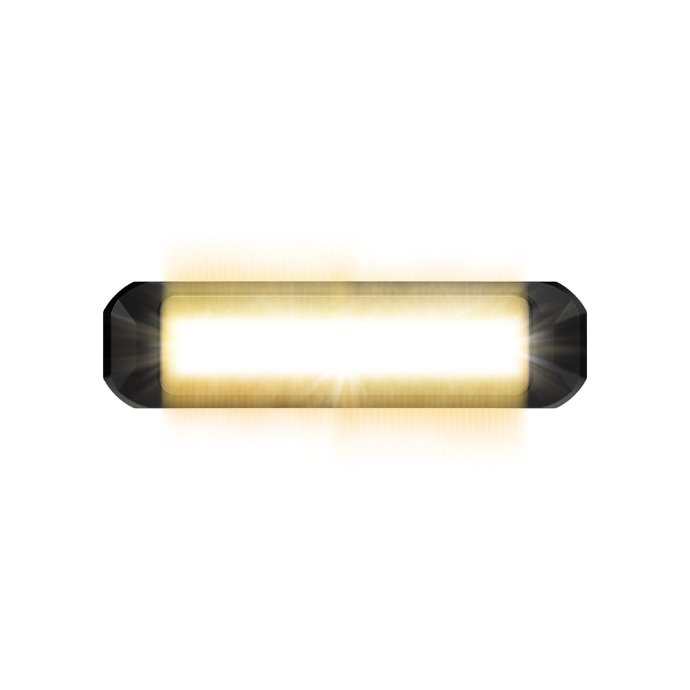 ARC Lighting Work Bar Strobe 4 Slim, 4" LED Perimeter Strobe, Amber, SAE Certified - Part BB6110A