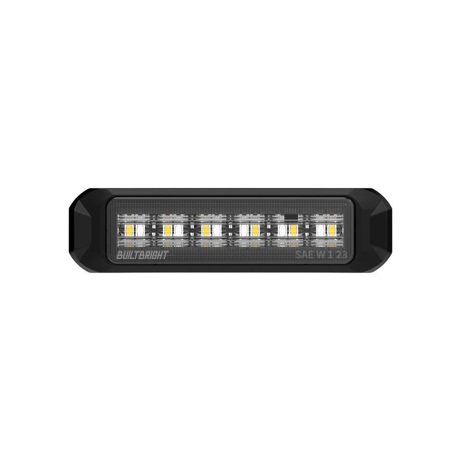 ARC Lighting Work Bar Strobe 4 Slim, 4" LED Perimeter Strobe, Amber/Blue, SAE Certified - Part BB6110C