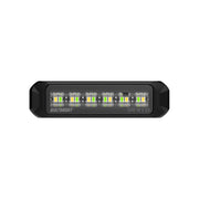 ARC Lighting Work Bar Strobe 4 Slim, 4" LED Perimeter Strobe, Amber/Green, SAE Certified - Part BB6110D