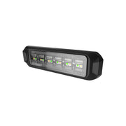 ARC Lighting Work Bar Strobe 4 Slim, 4" LED Perimeter Strobe, Amber/Green, SAE Certified - Part BB6110D
