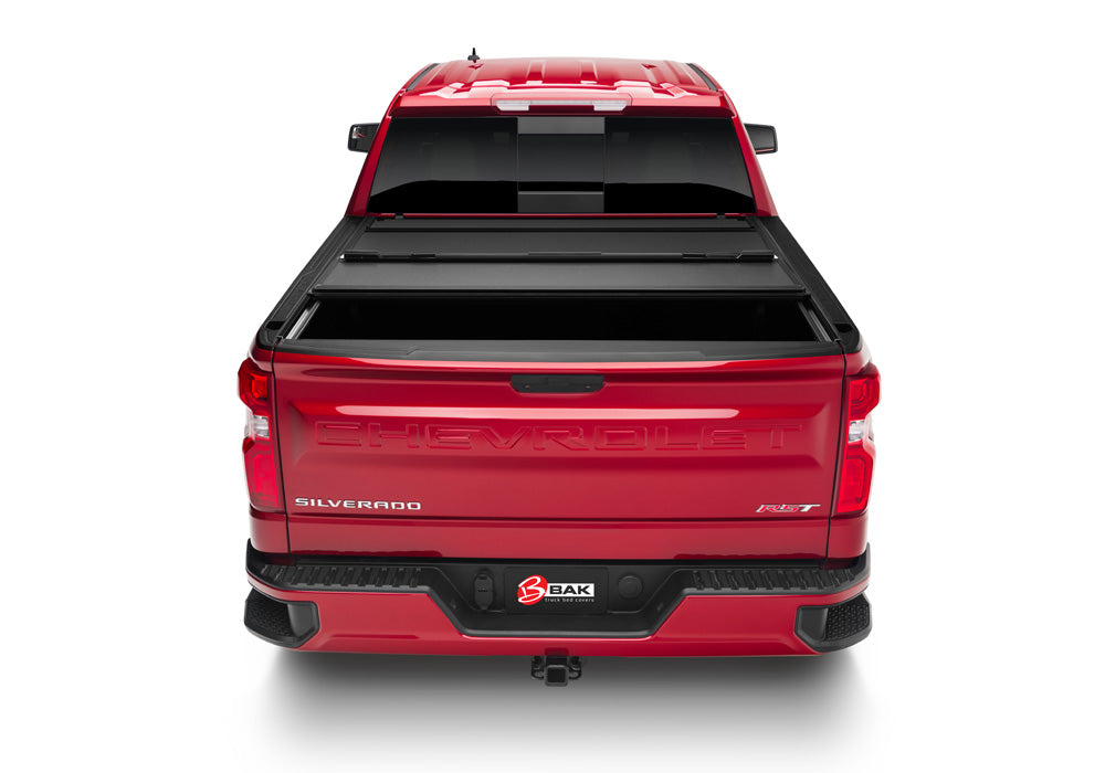 BAK BAKFlip MX4 (GEN 3) Hard Folding Tonneau Cover - 2019-2026 Sierra 1500 / Silverado 1500 - 8' Bed