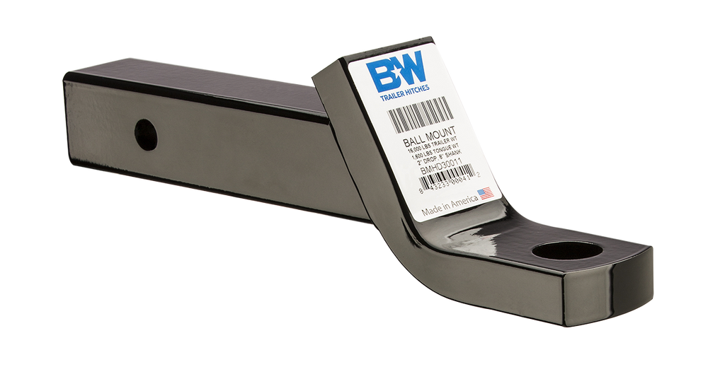 B&W Ball Mount 16K 2" Drop - Part BMHD30011