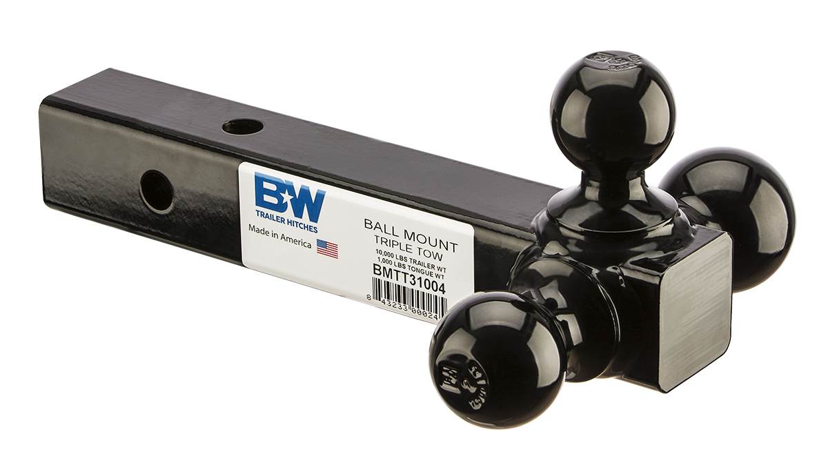 B&W 10K Triple Tow Ball Mnt-Pcwbag - Part BMTT31004